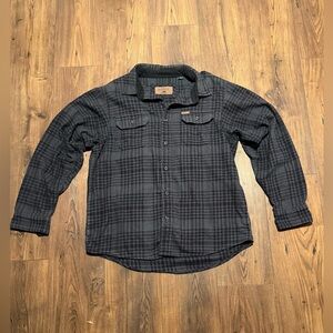 Orvis Charcoal Plaid Shirt